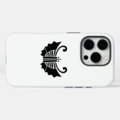 蝶形扇子(胡蝶) Case-Mate iPhoneケース (裏面 (横))