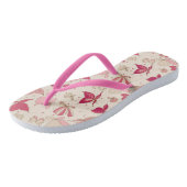 蝶形模様3 ビーチサンダル (アングル)