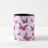 蝶形模様3 マグカップ (中央)