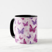 蝶形模様3 マグカップ (正面左)