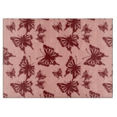 蝶形模様 カッティングボード (正面)