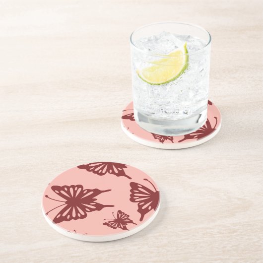 蝶形模様 コースター (側面)