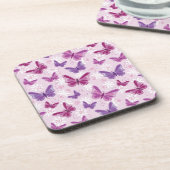 蝶形模様 コースター (左側)