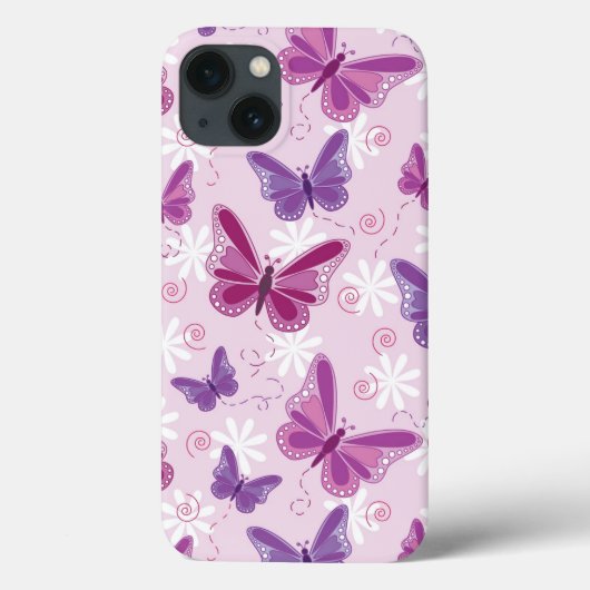 蝶形模様 Case-Mate iPhoneケース (裏面)