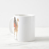 蝶形羽キリン コーヒーマグカップ (正面左)