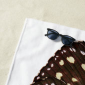 蝶形羽キリン ビーチタオル (インサイチュ)