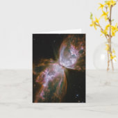 蝶形遊星星雲 カード (黄色い花)