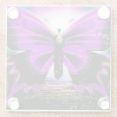 蝶形骨炎 ガラスコースター (裏面)