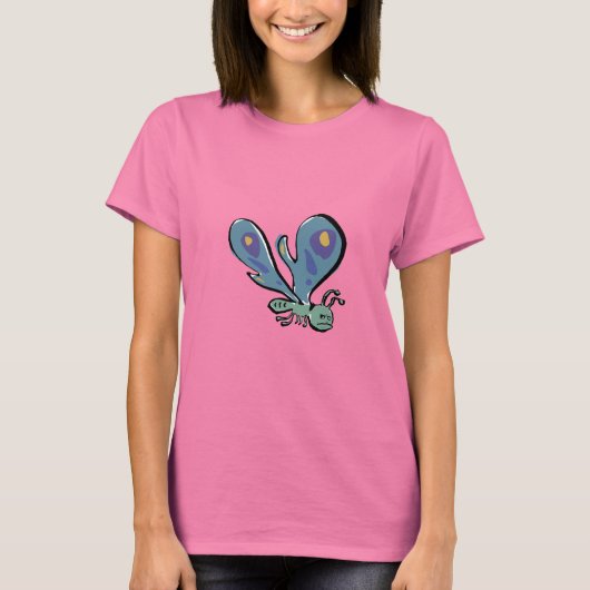 蝶怒槽頂上 Tシャツ (正面)