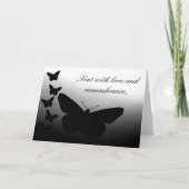 蝶悔やみや弔慰 カード (正面)