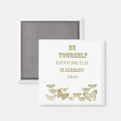 蝶感動的は独り身 マグネット (正面/裏面)