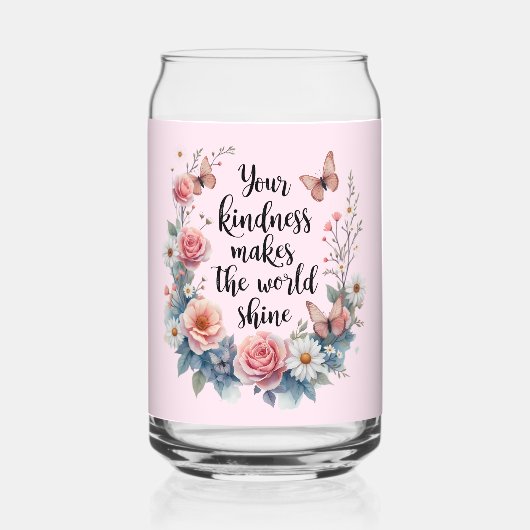 蝶感動的フローラ引用文 ガラス缶 (裏面)