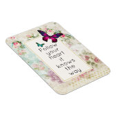 蝶感動的付きかわいらし引用文 マグネット (右側)