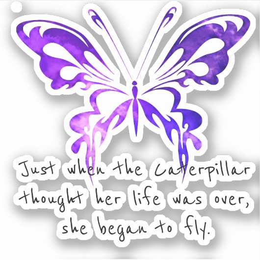 蝶感動的 シール (正面)