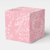 蝶感謝していお花ガール結婚式の引き出物箱 フェイバーボックス (正面サイド)