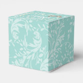 蝶感謝していお花ガール結婚式の引き出物箱 フェイバーボックス (裏面サイド)