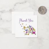 蝶感謝していよ ノートカード (正面/裏面インサイチュ)