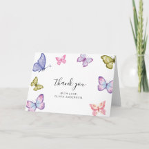 蝶折りサンキューカード
