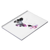 蝶抽象芸術 ノートブック (左側)
