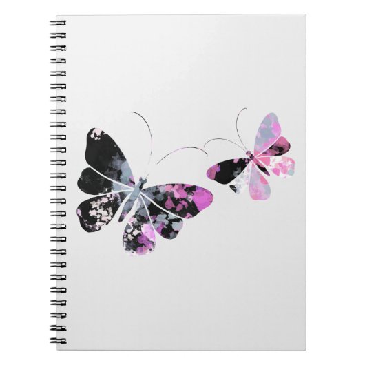 蝶抽象芸術 ノートブック (正面)