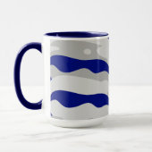 蝶抽象芸術 マグカップ (左)