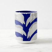 蝶抽象芸術 マグカップ (中央)