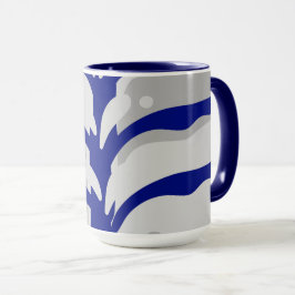 蝶抽象芸術 マグカップ