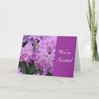 蝶招待状カード 招待状