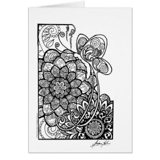 蝶挨拶状-中ブランク