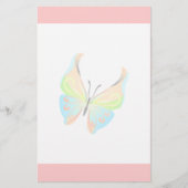 蝶文房具 便箋 (正面)