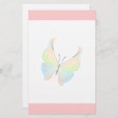 蝶文房具 便箋 (正面/裏面)