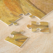 蝶日本のの美しい若い女性 ジグソーパズル (側面)