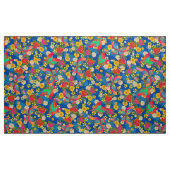 蝶日本の花紋 ファブリック (ヤード)