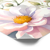 蝶春夏ブライダルシャワー歓迎 ポスター (角)