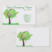 蝶木 名刺 (正面/裏面)