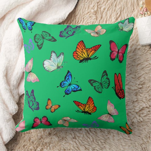 蝶枕 クッション (ブランケット)