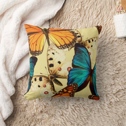 蝶枕 クッション (ブランケット)