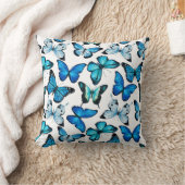 蝶枕(白い) クッション (ブランケット)