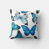 蝶枕(白い) クッション (正面)