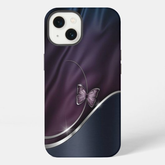 蝶柄 Case-Mate iPhone カバー (裏面)