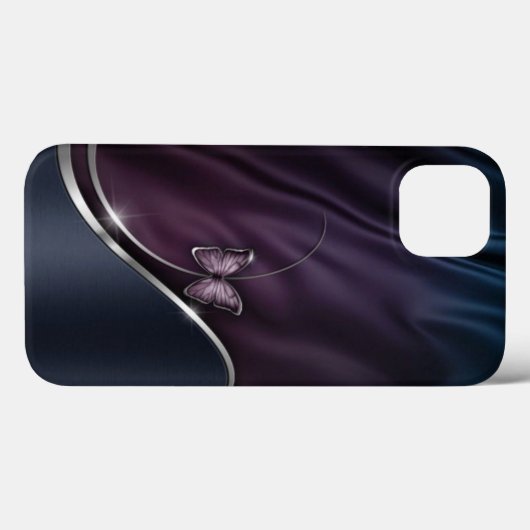 蝶柄 Case-Mate iPhone カバー (裏面 (横))
