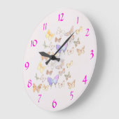 蝶柱時計 ラージ壁時計 (傾斜)