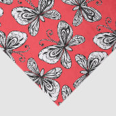 蝶模様 薄葉紙 (詳細)