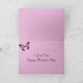 蝶母の日カード カード (内部)