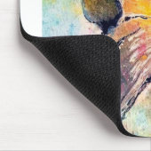 蝶水彩画 マウスパッド (コーナー)