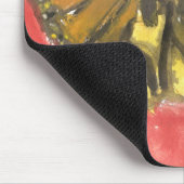 蝶水彩画 マウスパッド (コーナー)