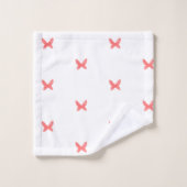 蝶浴室タオルセット バスタオルセット (ウォッシュタオル)