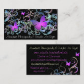 蝶渦巻 名刺 (正面/裏面)