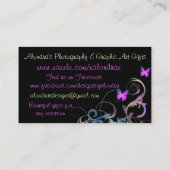 蝶渦巻 名刺 (裏面)