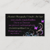 蝶渦巻 名刺 (裏面)